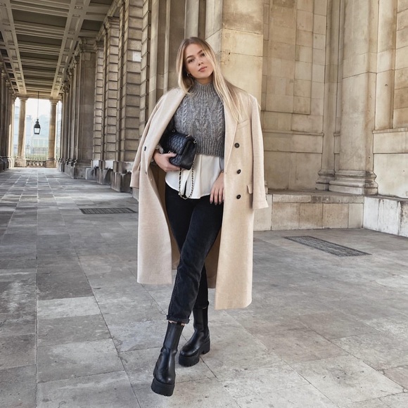 NWT Zara Cropped Cable Knit Sweater - Picture 4 of 10